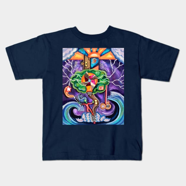 Unleash Your Metamorphosis Kids T-Shirt by Art by Deborah Camp